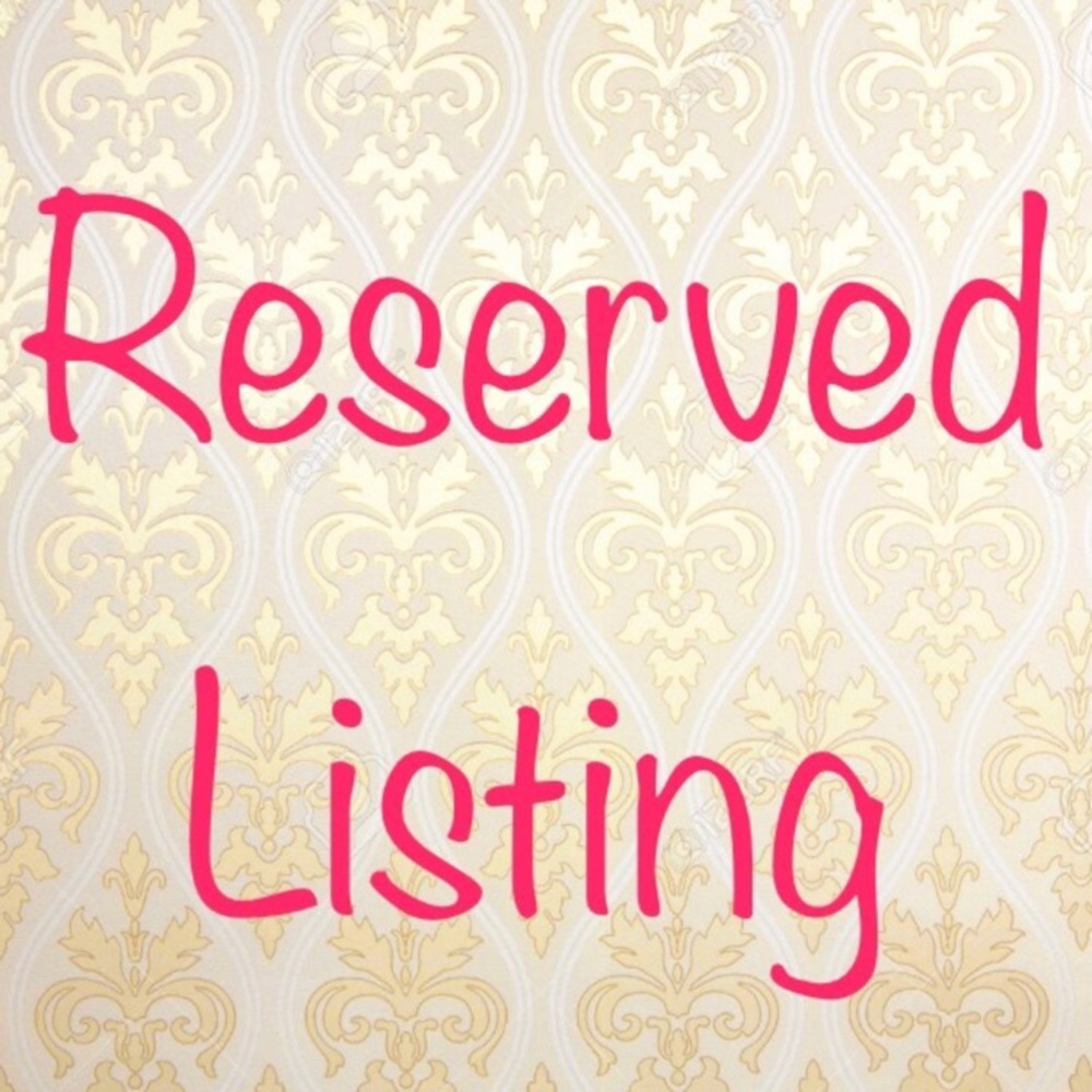 Reserved listing